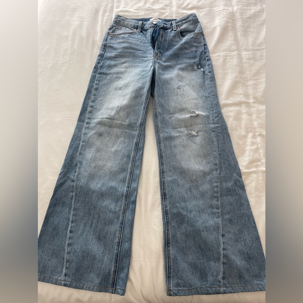 Pistola High Waisted Wide Leg Jeans Size 26